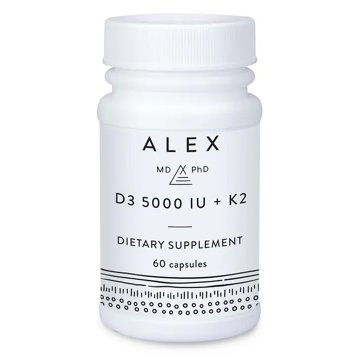 D3 5000 IU + K2 - 60 capsules - Master