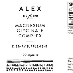Magnesium Glycinate Complex - 100 capsules - Master