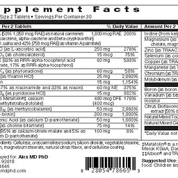 Two A Day Multivitamin - 60 tablets - Master